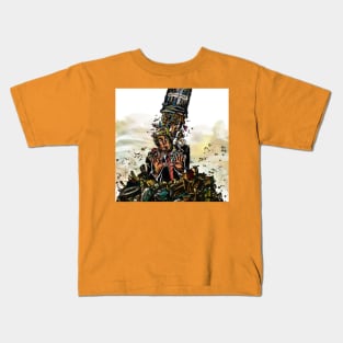 Dump tRump - Landfill - Back Kids T-Shirt